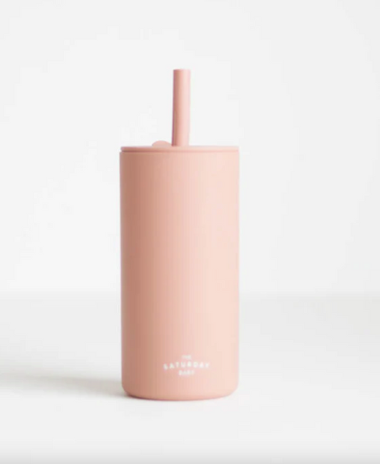 Kids Straw Cup - Coral